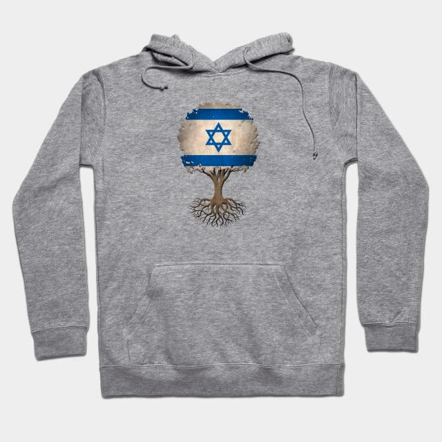 Tree of Life with Israeli Flag Hoodie by jeffbartels